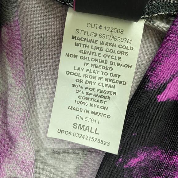 Vintage Y2K Wrapper Cowl Neck Top Women S Purple Lace Grunge‎ Witchy Whimsigoth - Picture 6 of 8